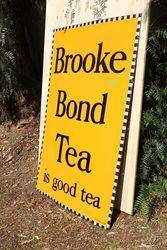 Large Brooke Bond Tea Enamel Advertising Sign  