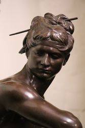 Large C19th Bronze Figure by H Peinte 