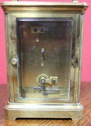 Large C19th French 8 Day Carriage Clock