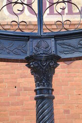 Large Cast Iron 3 meter dia 6 Column Gazebo 