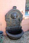 Large Cast Iron Lion Head Wall Fountain