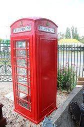 Large Cast Iron Phone Box