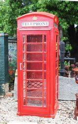 Large Cast Iron Phone Box