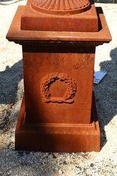 Large Dorchester Cast Iron Urn And Base 