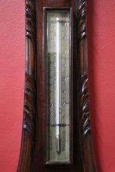 Large Early C20th Banjo Barometer 