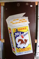 Large Early Ogdens Polo Pictorial Enamel Sign