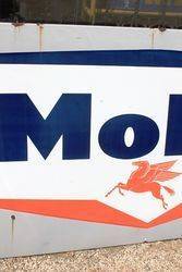 Large Mobil Enamel Advertising Sign