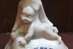 Large Nestle Advertising Porcelain Figure 