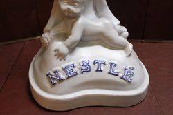 Large Nestle Advertising Porcelain Figure 