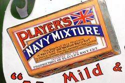 Large Players Pictorial Enamel Advertising Sign