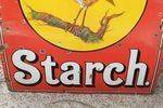 Large Robin Starch Enamel Sign