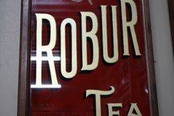 Large Robur Tea Advertising Mirror
