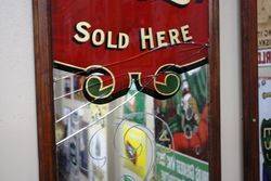 Large Robur Tea Advertising Mirror