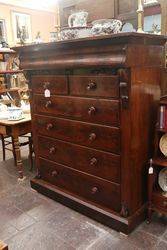 Large Victorian Mahogany Chest of Drawers C1850