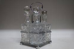 Late 19th Century 4 Bottle