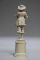 Late 19th Century French Carved Ivory Figure Of a Young man 