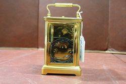 Late 19th Century French Repeater Brass Carriage Clock 