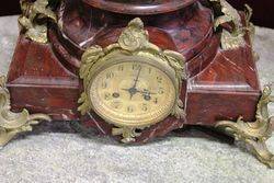 Late 19th Century French Spelter Clockset