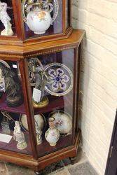 Late 19th Century Inlaid Shop Display Cabinet