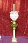 Late 19th Century Single Burner Frech Oil Lamp