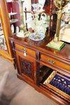 Late 19th Century Walnut Mirror Backed Sideboard C1898