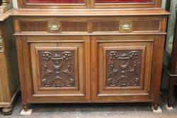 Late Vic Maples + Co Walnut Bookcase 