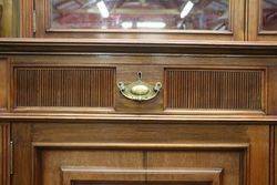 Late Vic Maples + Co Walnut Bookcase 