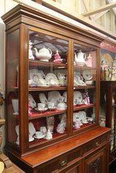 Late Vic Maples + Co Walnut Bookcase 