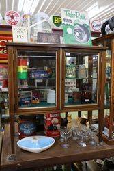 Late Victorian All Glass Antique Collectors Cabinet