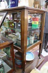Late Victorian All Glass Antique Collectors Cabinet
