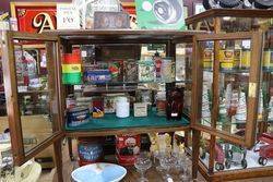 Late Victorian All Glass Antique Collectors Cabinet
