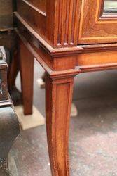 Late Victorian Inlaid Two Door Bookcase