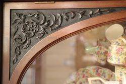 Late Victorian Mahogany Display Cabinet English C1900