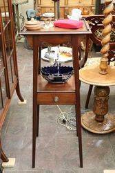 Late Victorian Mahogany Wig Dressing Stand C1900