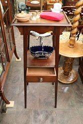 Late Victorian Mahogany Wig Dressing Stand C1900