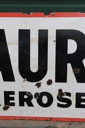 Laurel Kerosene Enamel Advertising Sign 