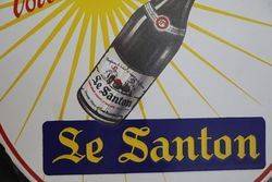 Le Santon Double Sided Pub Enamel Sign 