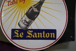 Le Santon Double Sided Pub Enamel Sign 