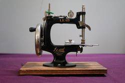 Lead Sewing Machine With Oak Case 