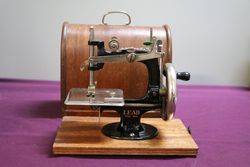 Lead Sewing Machine With Oak Case 