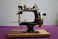 Lead Sewing Machine With Oak Case 
