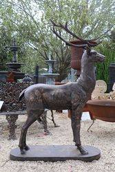 Life size Cast Iron Deer