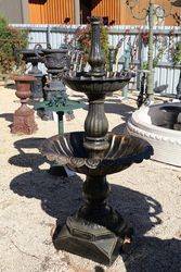 Lisbon Cast Iron 2 Tier Fountain    