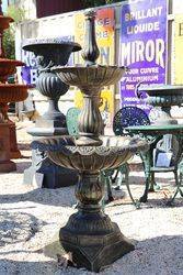 Lisbon Cast Iron 2 Tier Fountain    