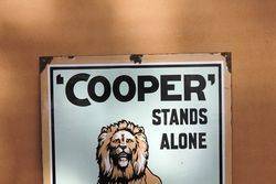 Lovely And Rare Coopers Sheep Dip Enamel Advertising Sign 