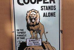 Lovely And Rare Coopers Sheep Dip Enamel Advertising Sign 