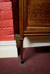 Lovely Quality Late Victorian Inlaid Mahogany Display Cabinet