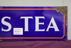 Lyons Tea Enamel Advertising Sign 