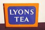 Lyons Tea Enamel Post Mount