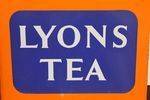 Lyons Tea Enamel Post Mount